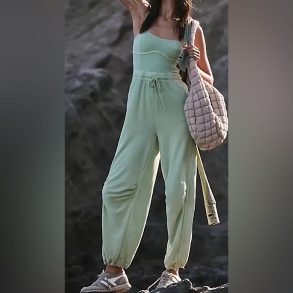 Free People Inbound Onesie Pistachio Size Small